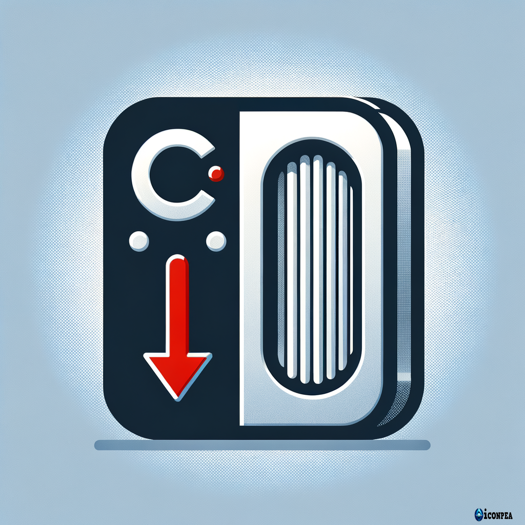 CO₂ Removal System : آیکون به صورت  فیلتر نقره‌ای یا دستگاه جذب دی اکسید کربن با فلش قرمز به صمت داخل  دستگاه که نماد جذب است