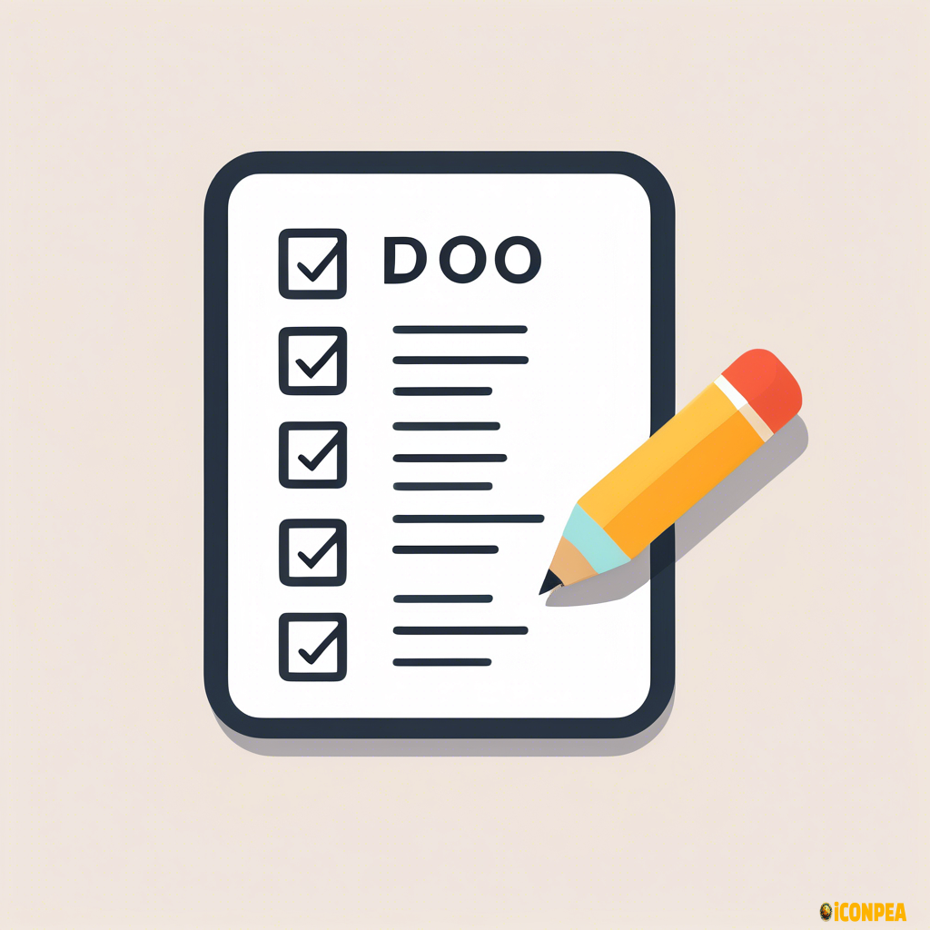 high quality vector svg icon for to do list
