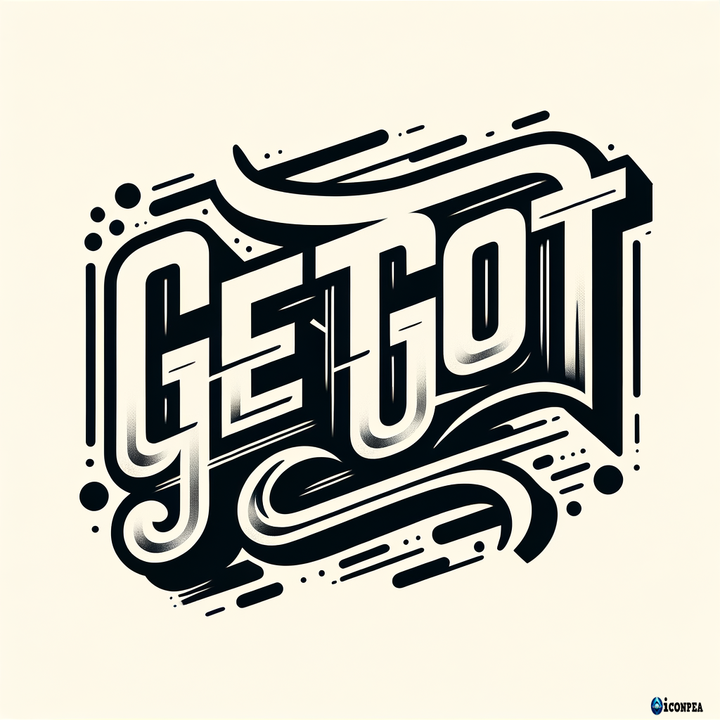 the words "GETGOT" in bold, Geedup style letters