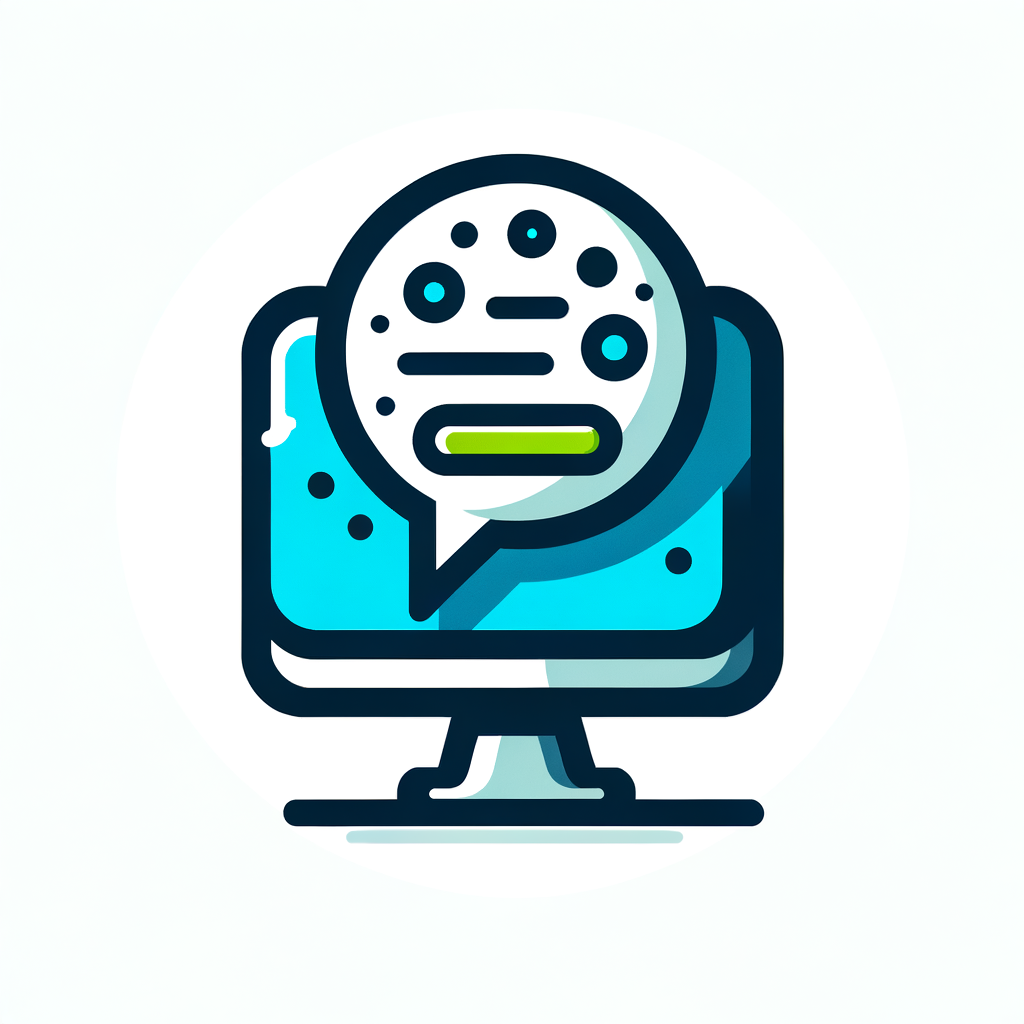 an icon about online communication