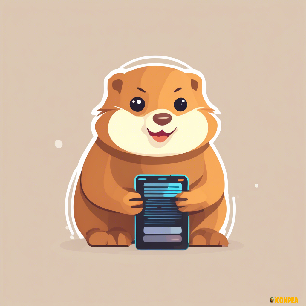 generate an icon with an network storage and an gopher of golang