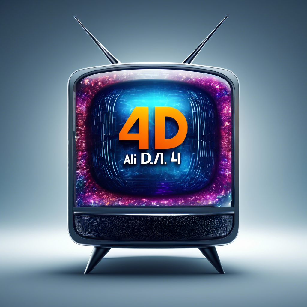 HD 4D ai TV LOGO 2025