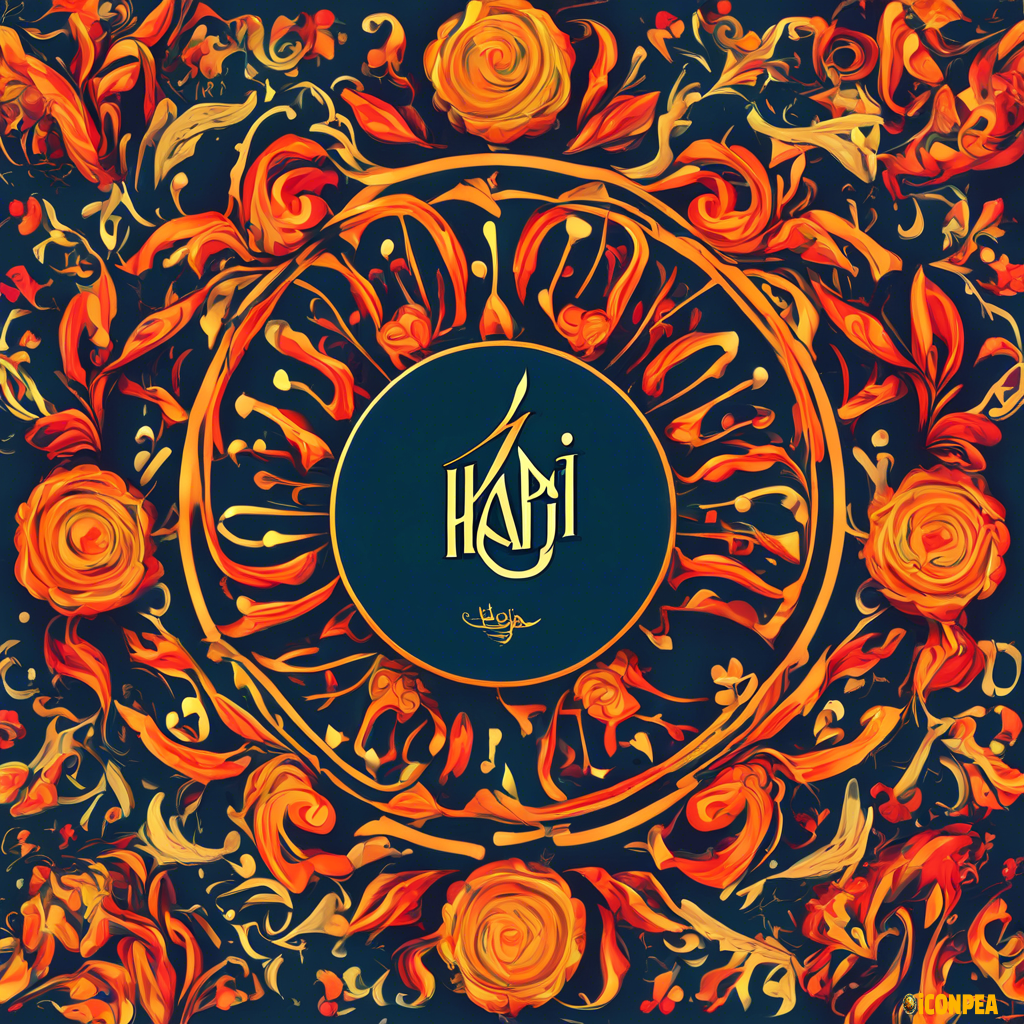 Harij name hote beautiful logo English ma