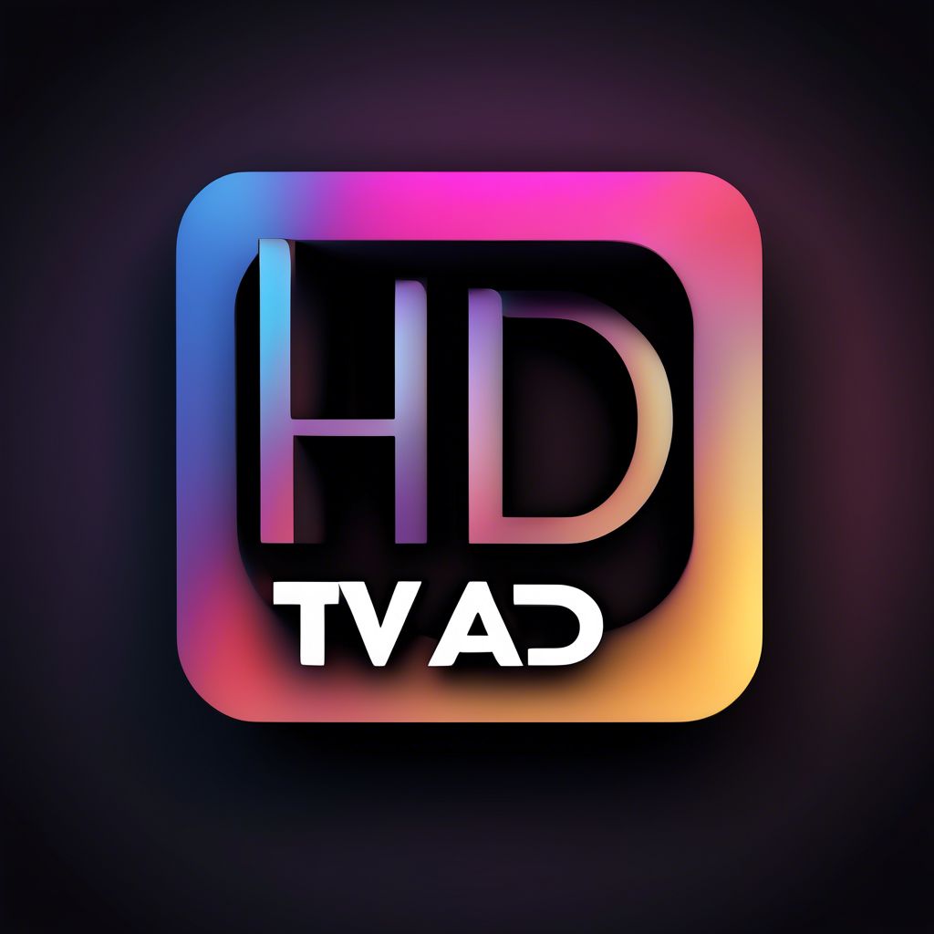 HD 4D TV LOGO 2025 new