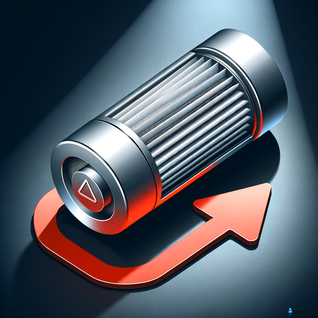 CO₂ Removal System : آیکون به صورت  فیلتر نقره‌ای یا دستگاه جذب دی اکسید کربن با فلش قرمز به صمت داخل  دستگاه که نماد جذب است