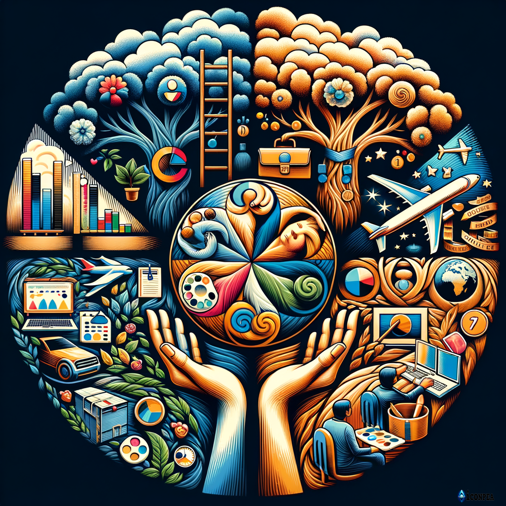 "Scope" - This is a universal icon to define the area of our life.  Eg. Personal, professional, hobby, family, finances and travel are all examples of "Scope"