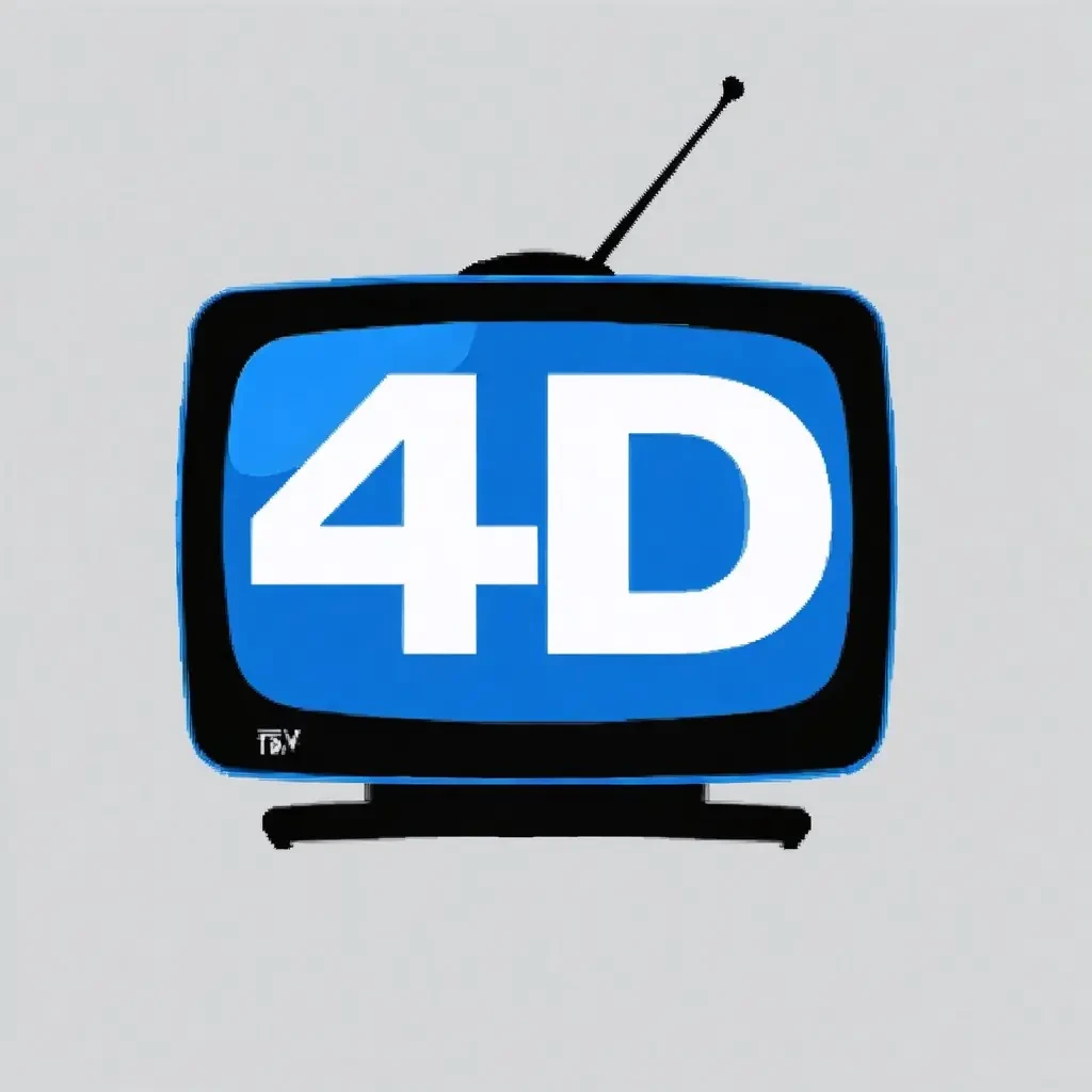 HD 4D TV LOGO 2025