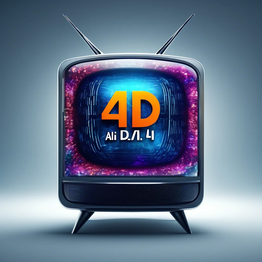 HD 4D ai TV LOGO 2025