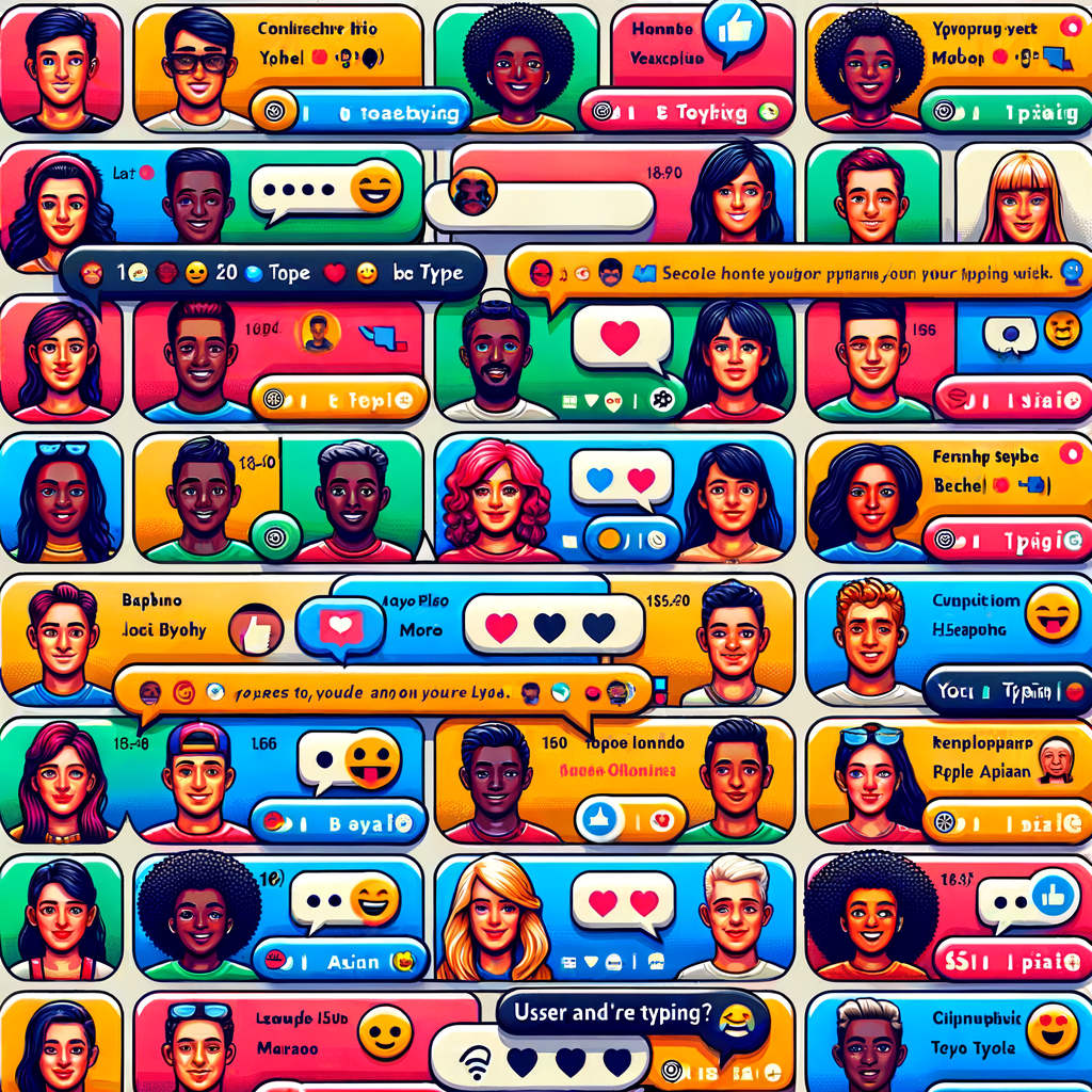 users are chatting online