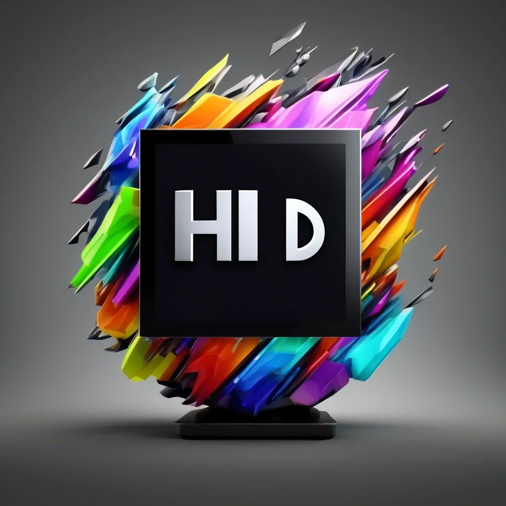 HD 4D TV LOGO 2025 new