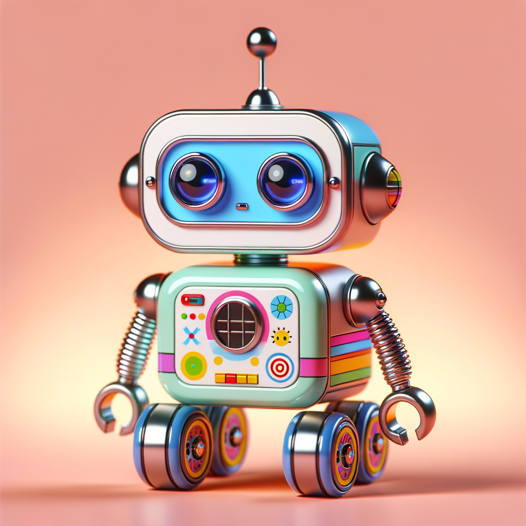 ai かわいい　サムネに使いたい　ロボット