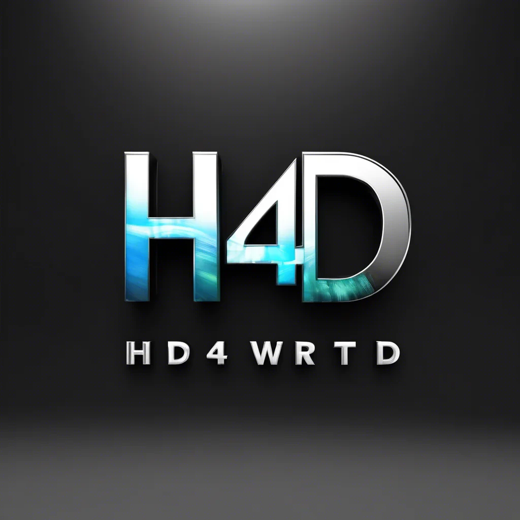 HD 4D TV LOGO 2025 new