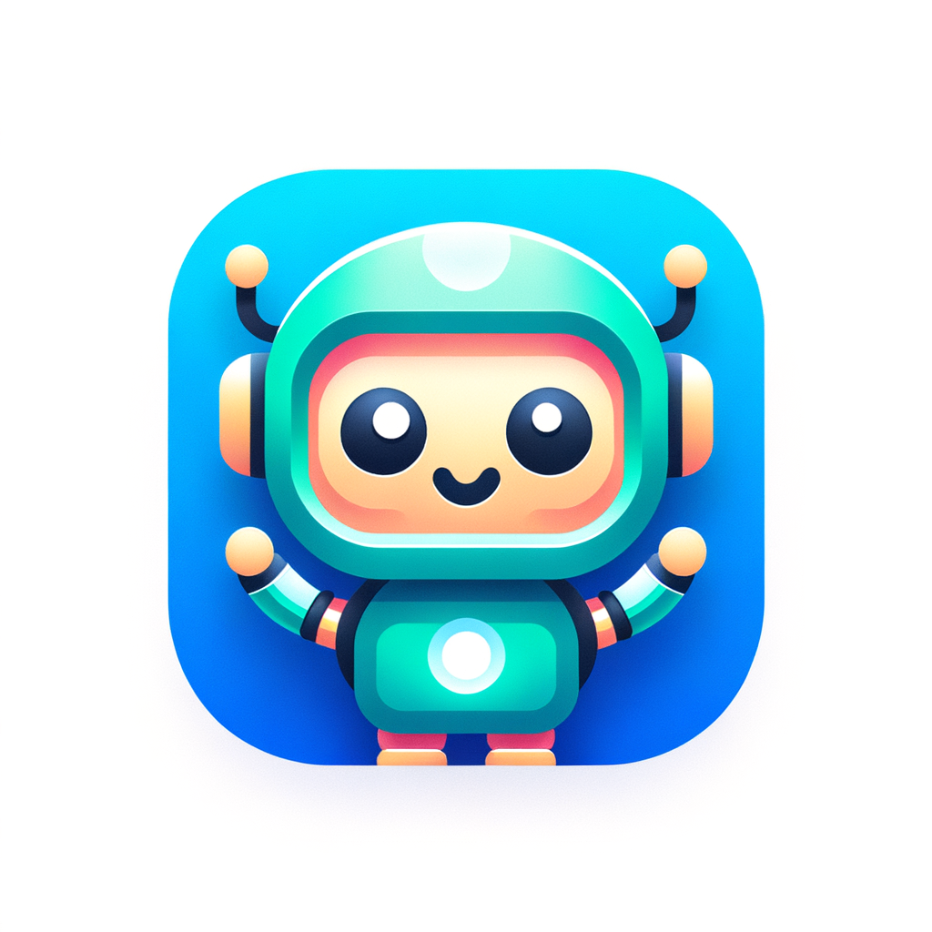 икона приложения для macos в виде милого робота sunny spech без текста