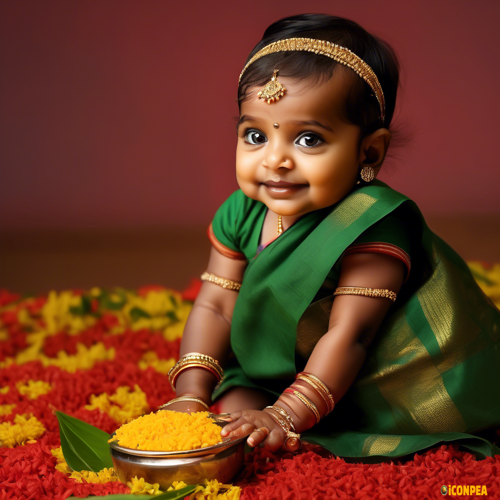 a Tamilnadu tradition baby girl image